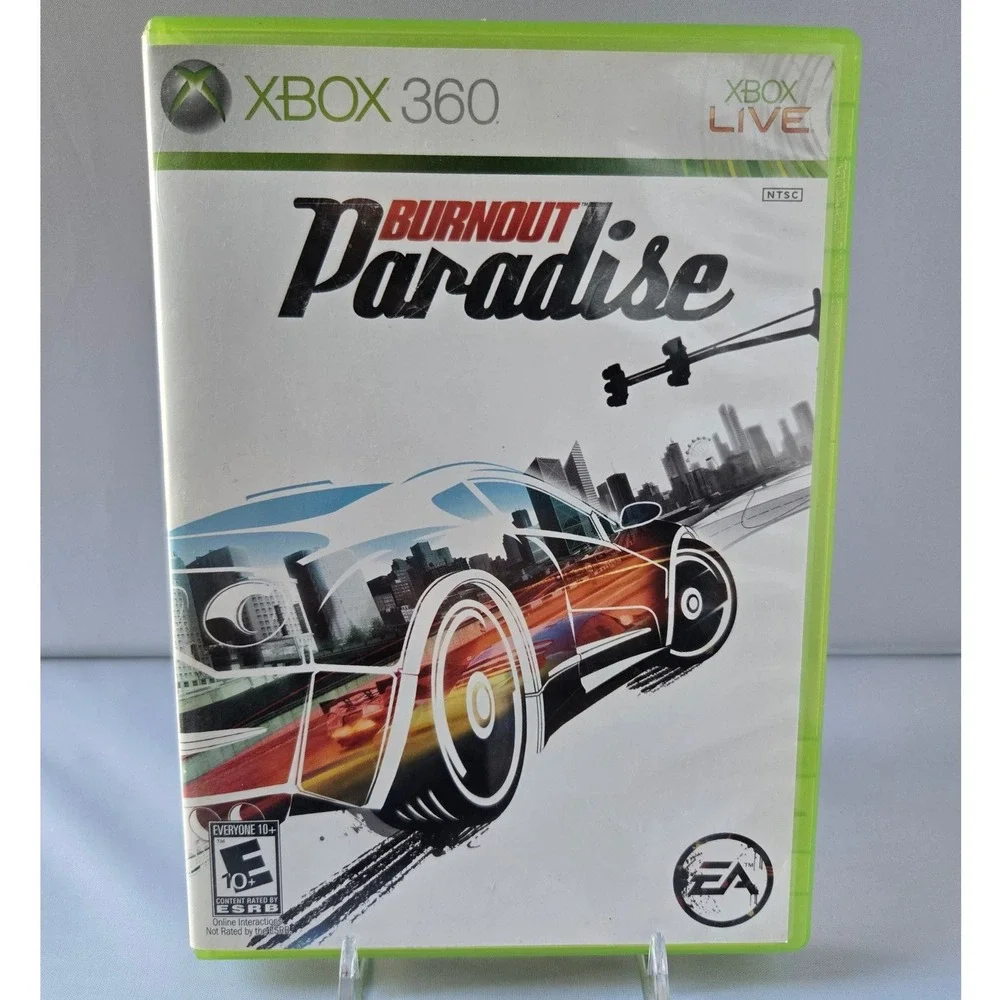 Burnout Paradise - Microsoft Xbox 360 -‎ Case Disc No Manual Tested & Working